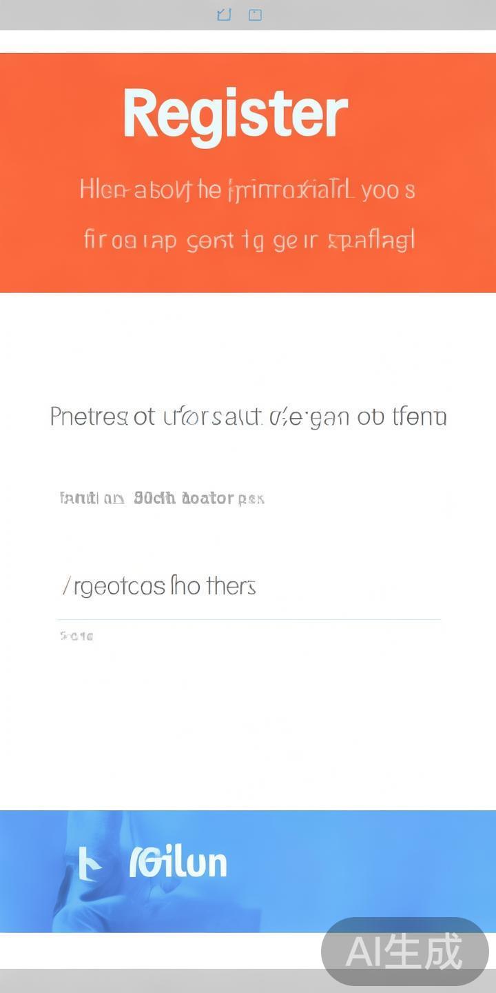 进入首页后，找到界面明显的“注册”按钮，通常位于页